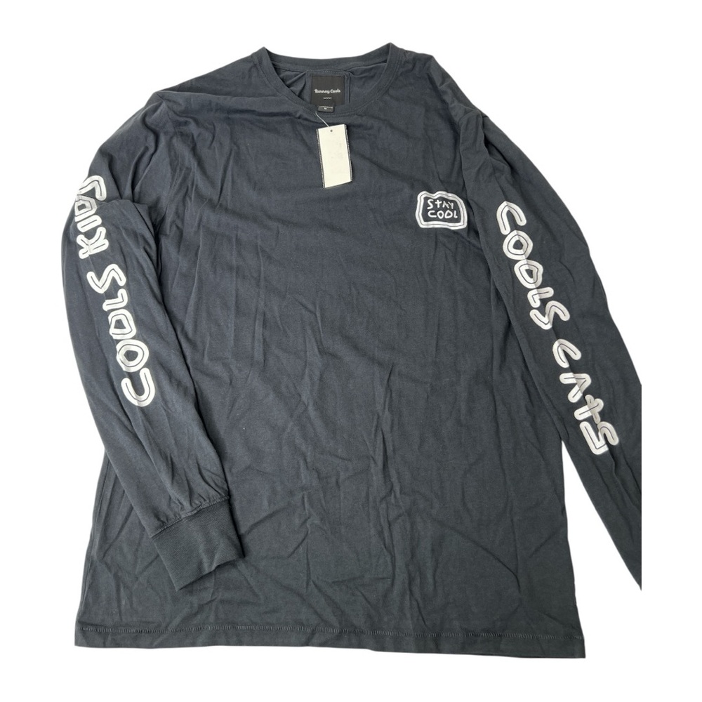 Barney Cools‎ Long Sleeve Black Shirt Sz Medium NEW